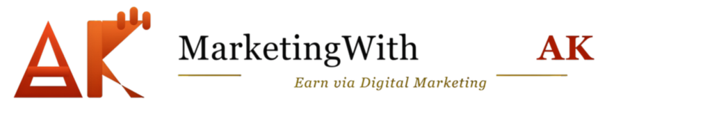 Marketing With AK LOGO