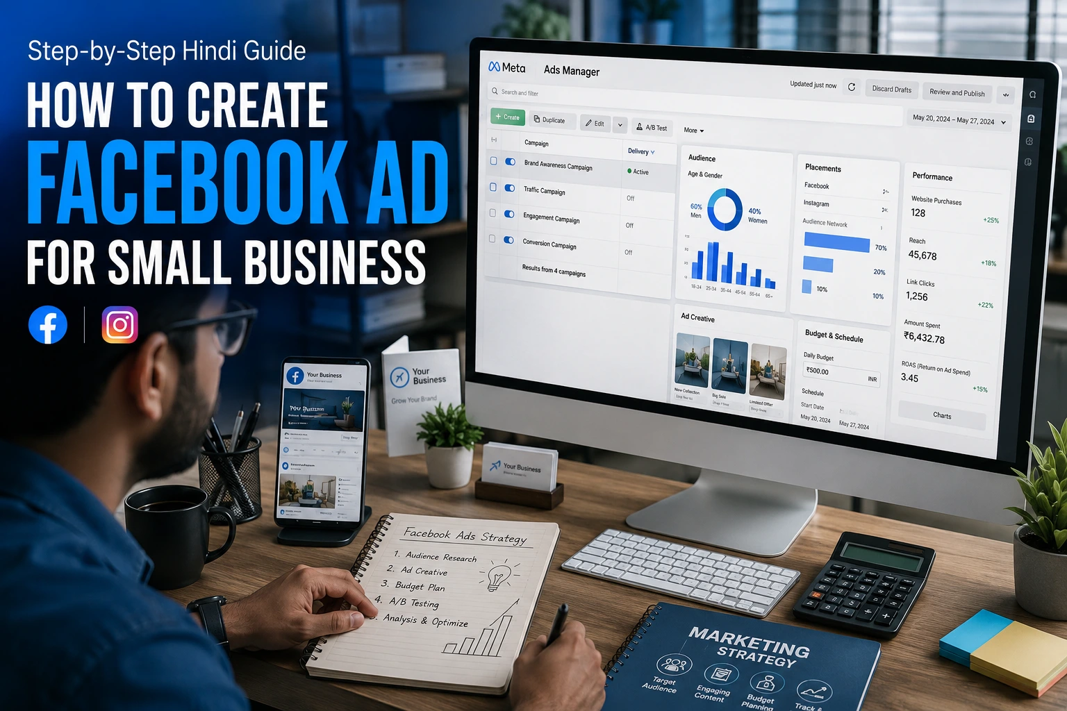 How to Create Facebook Ad for Small Business - Marketingwithak