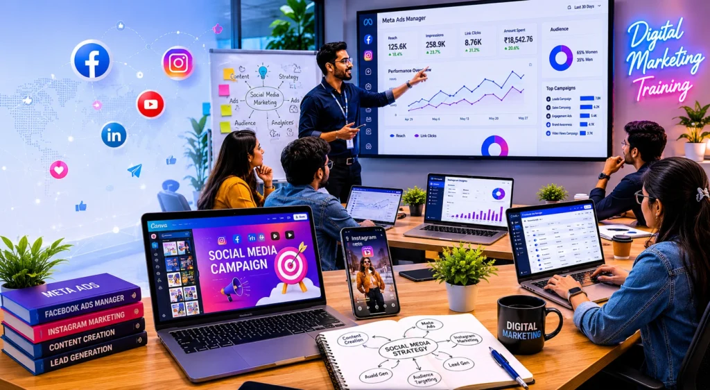 Social Media Marketing Course in Aligarh classroom training